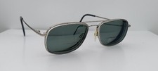 Vintage Marchon Autoflex 44 Silver Pilot Sunglasses Japan FRAMES ONLY