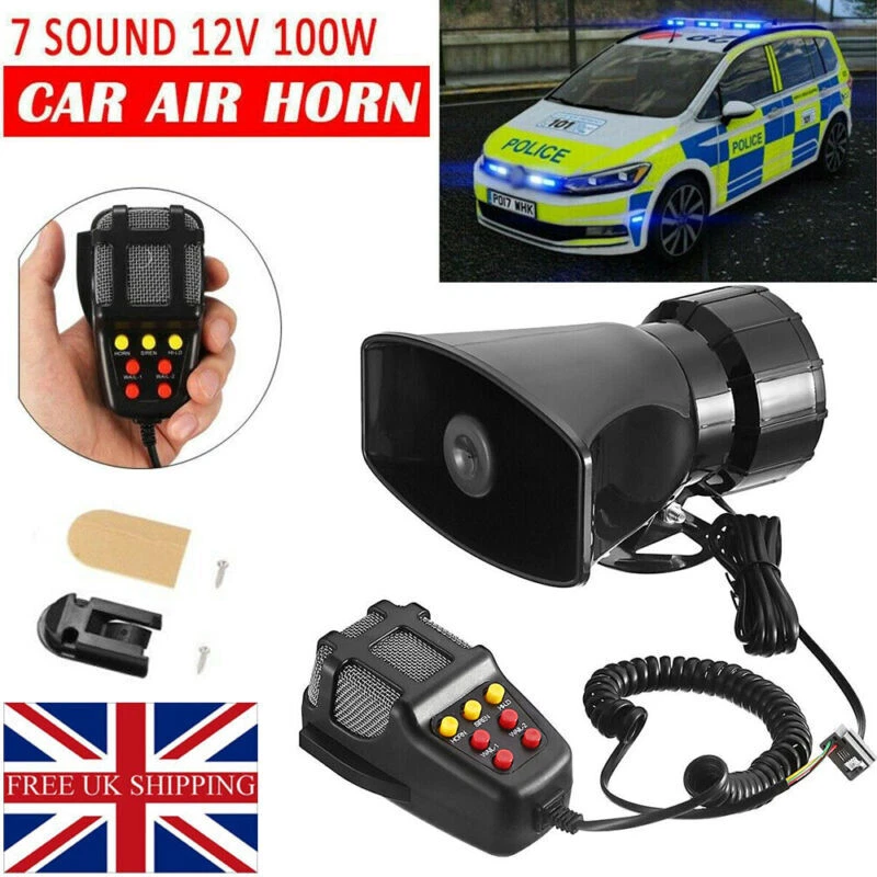 Police car pa deals system