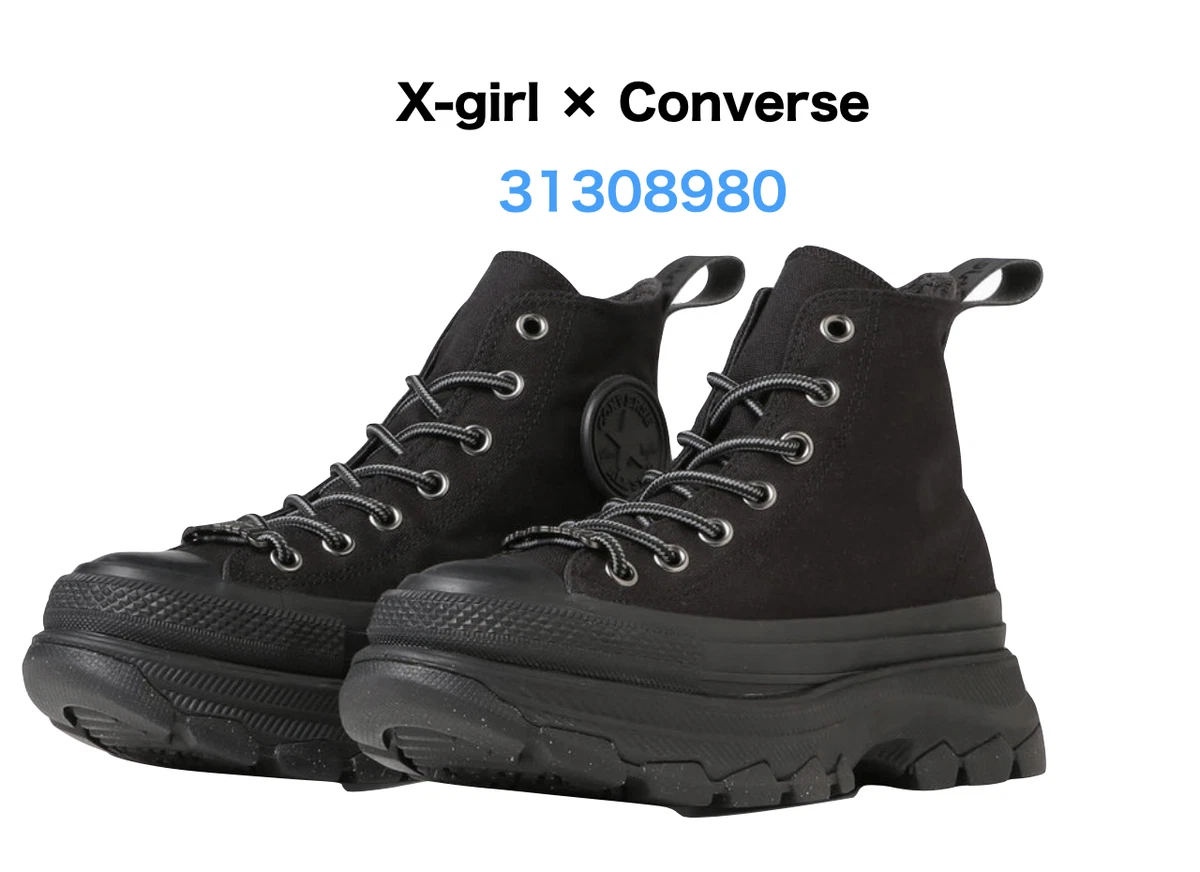 X girl × Converse  Unisex All Star Trekwave Hi BLACK