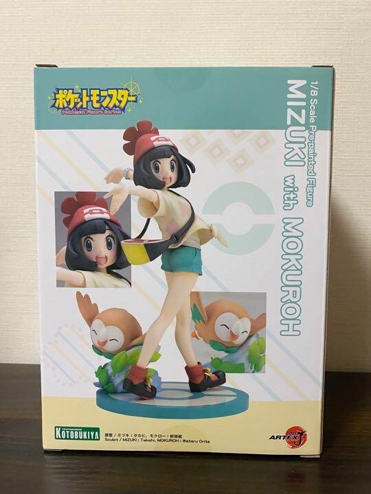 Kotobukiya ARTFX J Pokemon Sun & Moon Selene With Rowlet 1/8