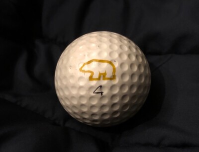 Jack Nicklaus golden Bear 4 Macgregor golf ball Vintage | eBay