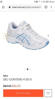 myer asics shoes