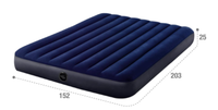 Intex Dura-Beam Aufblasbare Luftmatratze Mit Pumpe 152X203X25Cm Blau