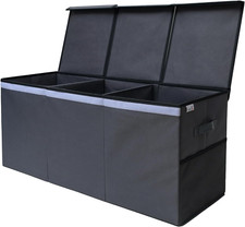 Extra Large Toy Storage Organizer with Lid - Sturdy, Collapsible Toy Chest Stora