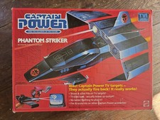 Captain Power Phantom Striker Jet New Sealed In Box Vintage 1987 Mattel Toy