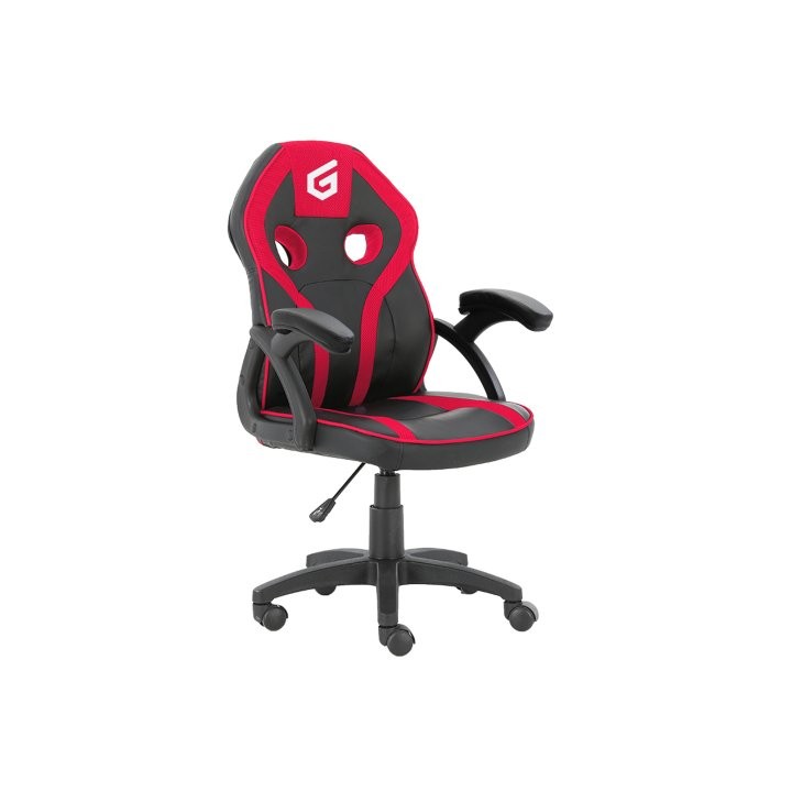 Silla Gamer Junior Conceptronic Eyota06r Color Negro Detalles En Rojo Recubrimie