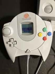 sega dreamcast console bundle W/ 2 Controllers , 2 VMU & Games Resident Evil 3