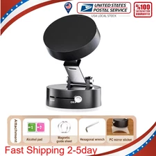 360 Vacuum Strong Magnetic Phone Holder Suction Cup Car Stand Foldable Car Mount