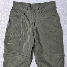 Boy Scouts of America Switchback Convertibl Pants Mens 28/34 Green Stretch Cargo