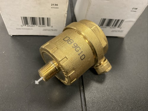 2x Resideo Low Profile Air Vent for Hydronic systems FV147A/U R88UY005 1/4" NPT - Picture 2 of 4