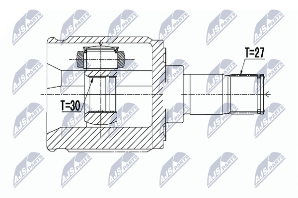 NTY Gelenksatz Antriebswelle NPW-HD-049 FüR Honda CR 5 4 AWD RE5 RM2 Ivtec RM1-image