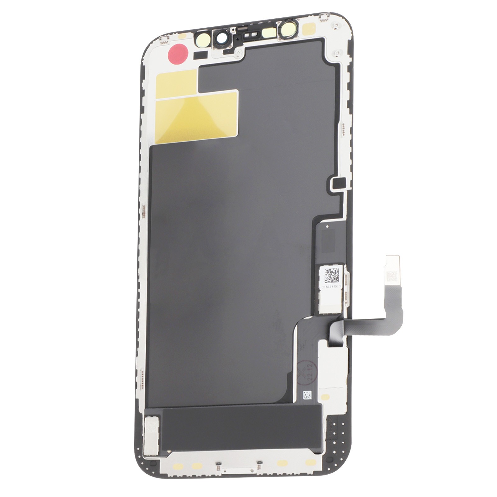 Écran Soft OLED pour iPhone 12 de remplacement avec vitre tactile châssis noir Clappio
