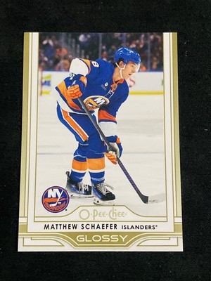 2025-26 Upper Deck Series 2 O-Pee-Chee Glossy Matthew Schaefer #OG-28 Gold (RC)