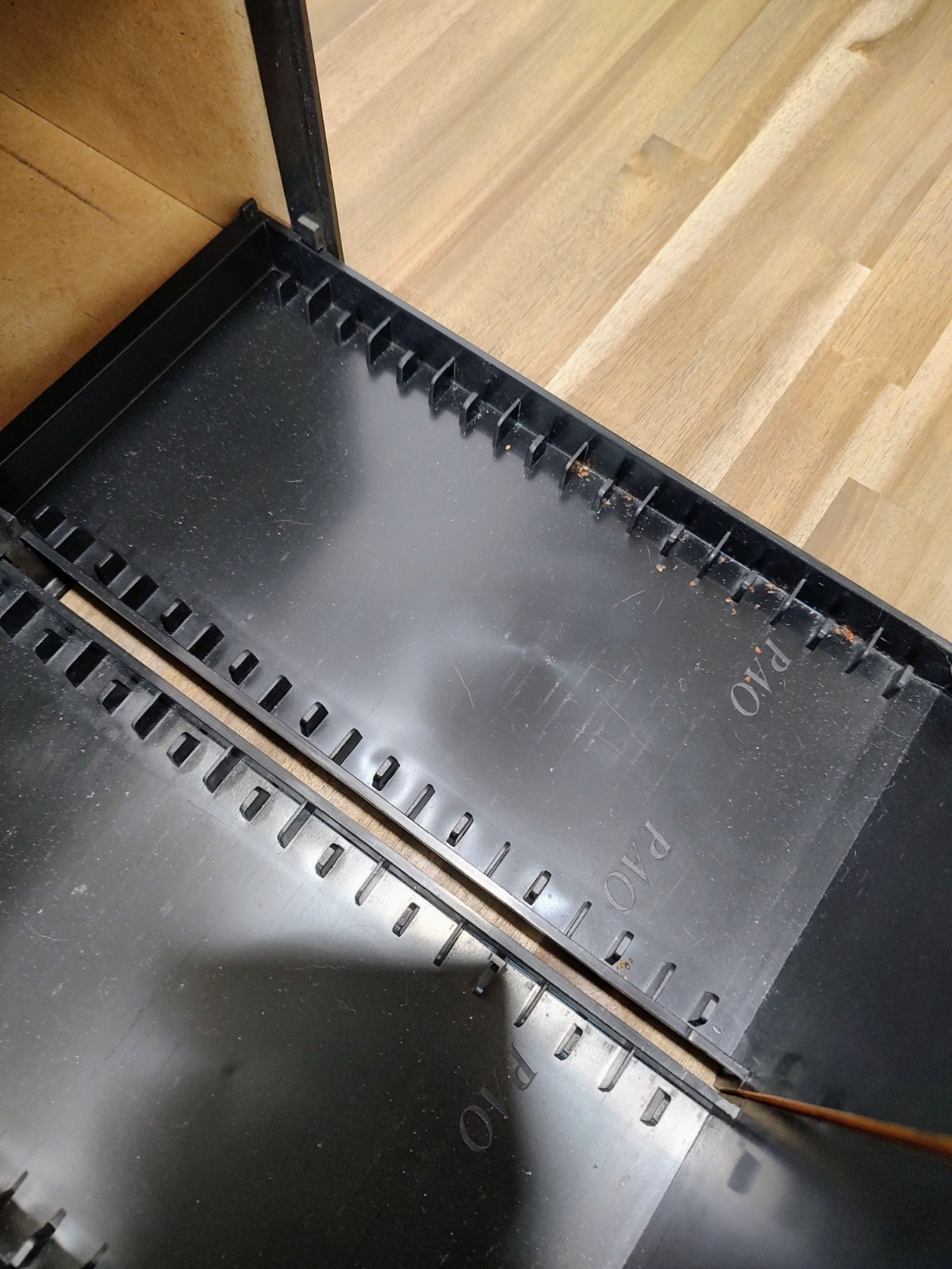 Vintage Faux Wood Grain 3Drawer  60 CD Storage Unit Cabinet Rack Holder Case