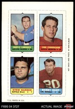 1969 Topps 4-in-1 Football Daryle Lamonica 8 - NM/MT