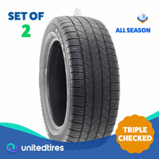 Set Of 2 Used 27555r20 Goodyear Eagle Ls-2 111s - 6.532 Set Of 2 Used 27555r20 Goodyear Eagle Ls-2 111s - 6.532