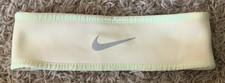 Nike Therma-Fit Headband Women's One Size Pale Yellow/Orange Fleece Reversible