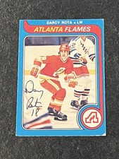 1979-80 O-Pee-Chee Hockey Darcy Rota. #360 Auto Signed Autograph