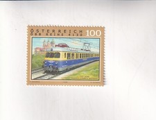 BRIEFMARKE &Ouml;sterreich EISENBAHN &Ouml;BB Reihe 4130 postfrisch Zug Lokomotive