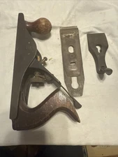 Vintage /Collectable Hand Plane With Wooden Handle And Knifes