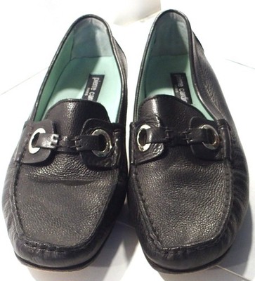 PIERRE CARDIN Damenschuh Halbschuh Slipper Mokassin schwarz Gr. 40