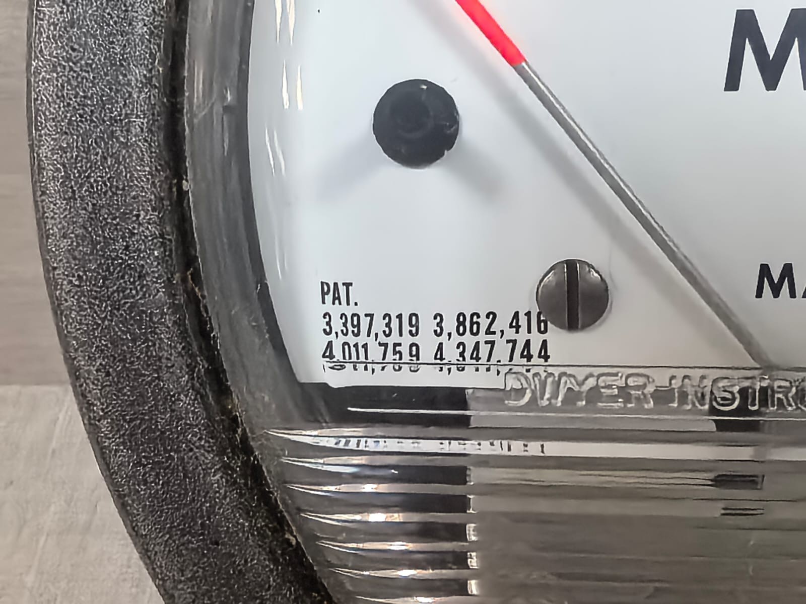 DWYER 2060 DWYER 2060 PRESSURE GAUGE 15PSIG 5