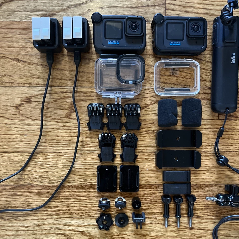 Lot Of 2 GoPro 11 HERO11 Black Camera With Accessories And Case - Image 4 of 4