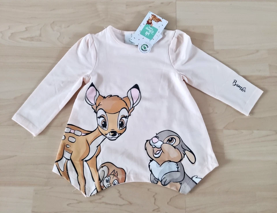 Disney Baby Sweatshirt Bambi Gr. 74 Neu