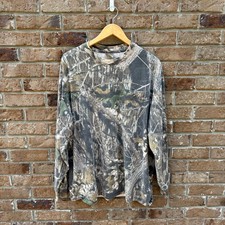 Essential Vintage 90s Camo Jerzees Long Sleeve XL