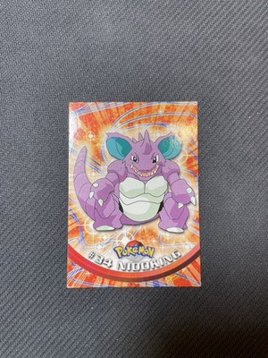 Pokemon Karte Nidoking #34 Topps Serie 1 Französisch Ultra Rare DE
