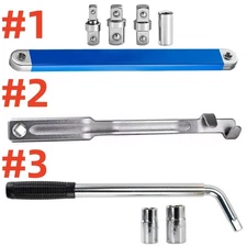 Extendible Telescopic Wrench，1/2" Wrench Extender Bar，Offset Extension Wrench