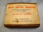 WW2 US Military Small Battle Dressing Calhoun Compress Model D Bandage Unopened