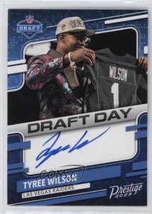 2023 Panini Prestige Draft Day Signatures Tyree Wilson #DDS-TW Rookie Auto RC