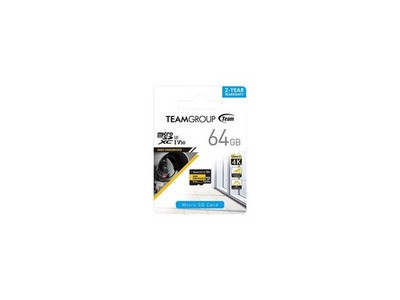Team 64GB High Endurance microSDXC UHS-I U3, V30 Memory Card, designed for