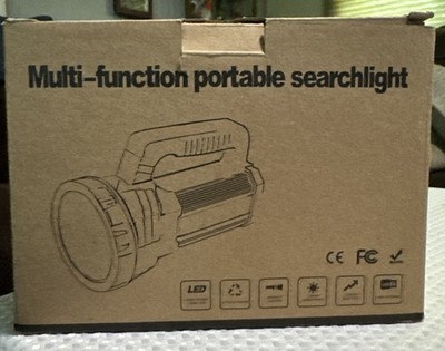 Multi Function Portable Searchlight Rechargeable LED Flashlight