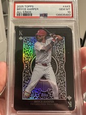 2025 Topps Series 2 All Kings Insert Bryce Harper AK-5 PSA 10 Phillies