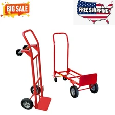 Milwaukee 600 lb. Capacity 2-in-1 Convertible Hand Truck New