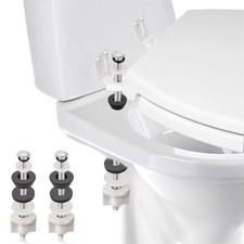 Universal Toilet Seat Hinge Bolts Kit, Heavy Duty Toilet Bolts, Waterproof St...