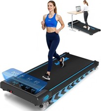 Walking Pad Laufband 4IN1 Buerstenlos 2,5HP LED Fernbedienung Heimtrainer