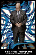 2023 Panini Revolution WWE Paul Heyman #40 Smack Down Sunburst 68/99