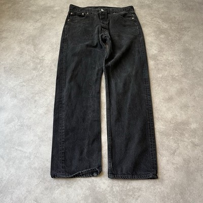 Levi s 501 W34/L32 Schwarz Herren Denim Jeans Hose Vintage y2k