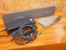 Blackmagic Compact Videohub 40 x 40 SDI with BNC removal tool.