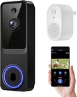 Wireless Video Doorbell Camera 1080p with Human Detection Night Vision Two Way