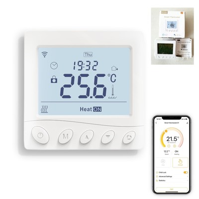 MOES Smart WiFi Thermostat Wasser/Gas Boiler Heizung Zeitplan/Fernbedienung Hub-frei, UK