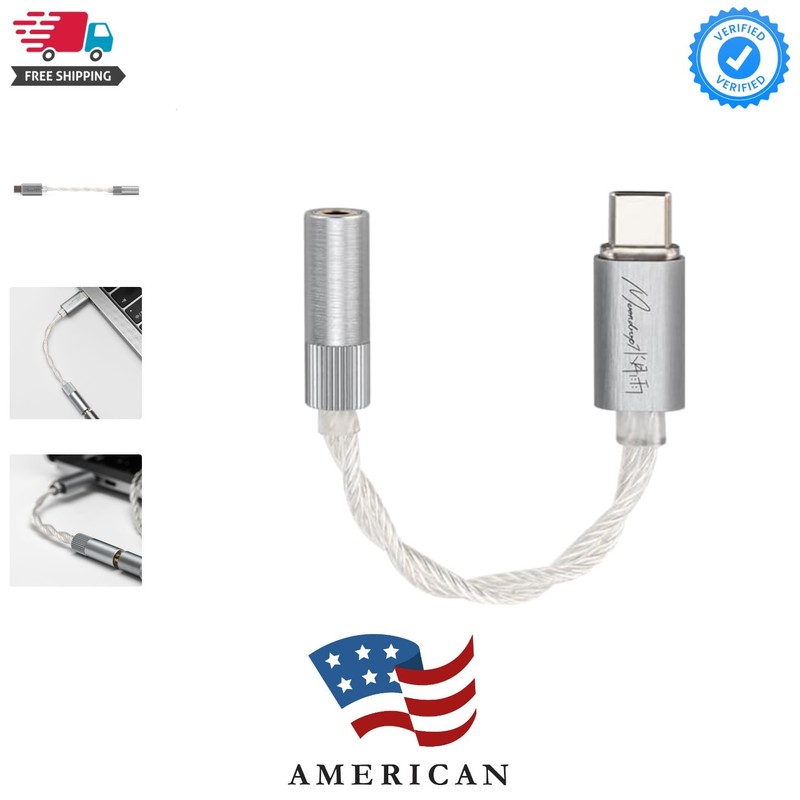 Echo-A 32Bit/384kHz Portable USB Type-C to Headphone DAC/AMP with 3.5mm Audio...