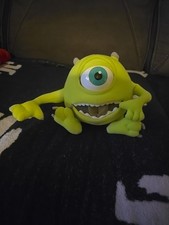 2001 Hasbro 6" Disney Monsters Inc Action Eye, TALKING Mike Wazowski Plush