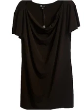 AB Studio Blouse Women’s Short Sleeve Scoop Neck Medium