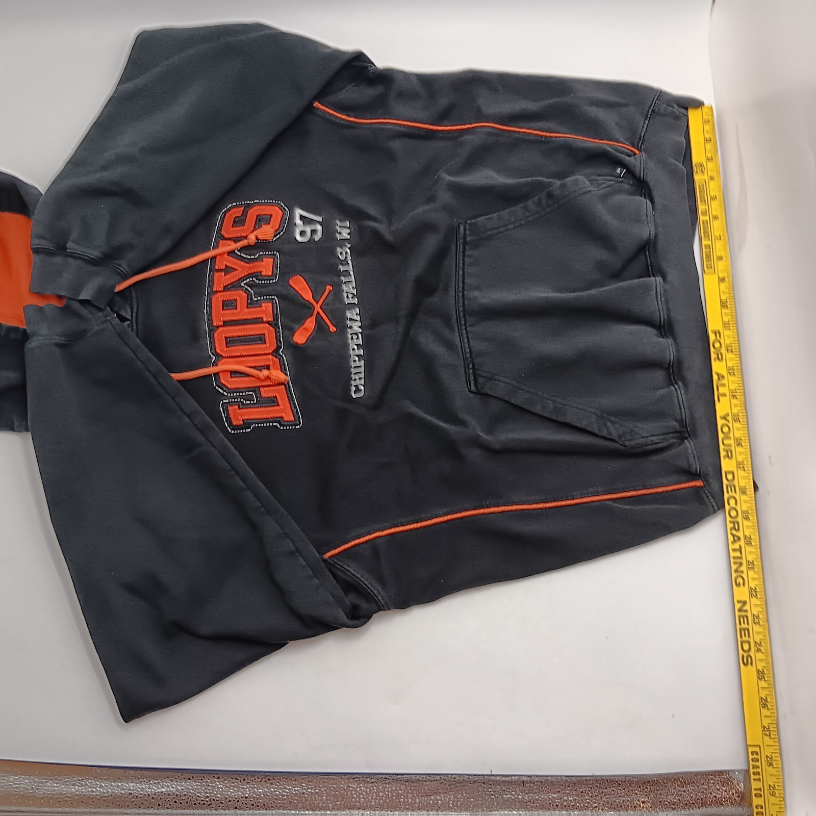 FILA Felpa con cappuccio Loopy's Chippewa Falls WI canottaggio canottaggio uomo taglia XL