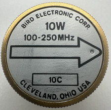 Bird 43 Thruline WattMeter Element 10W 10C 100-250MHz