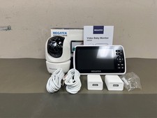 MEGATEK BabyView Video Baby Monitor with Camera and Audio, 5  Screen, Pan-Tilt-Z